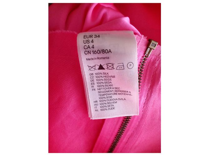 Lanvin For H&M LANVIN per ABITO IN SETA H&M Fuschia - vista 5