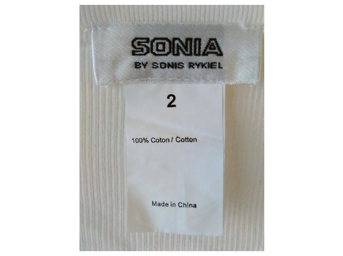 CAMISETA DE ALGODÓN SONIA BY SONIA RYKIEL Blanco - vista 3