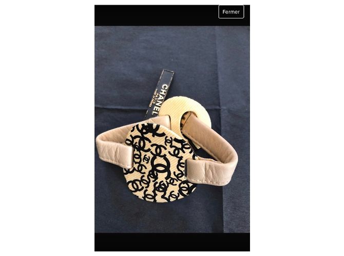 Cambon Chanel Lederarmband in Eggshell Aus weiß - Ansicht 3