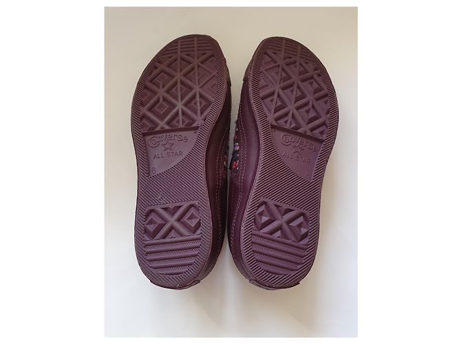 Sneakers Missoni x Converse Multicolore in Tela - vista 4
