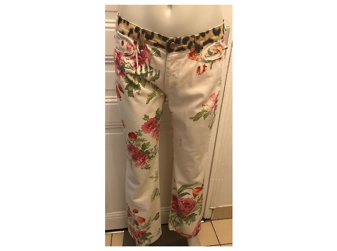 Roberto Cavalli Patterned jeans - view 3
