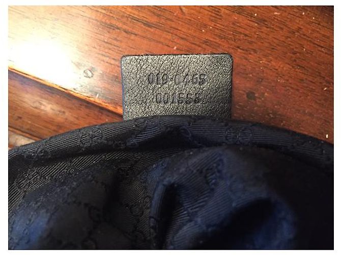 Borsa da viaggio Gucci CALIFORNI in pelle nera con certificato Nero - vista 2