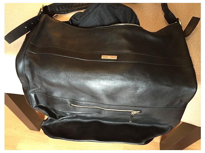 Borsa da viaggio Gucci CALIFORNI in pelle nera con certificato Nero - vista 3