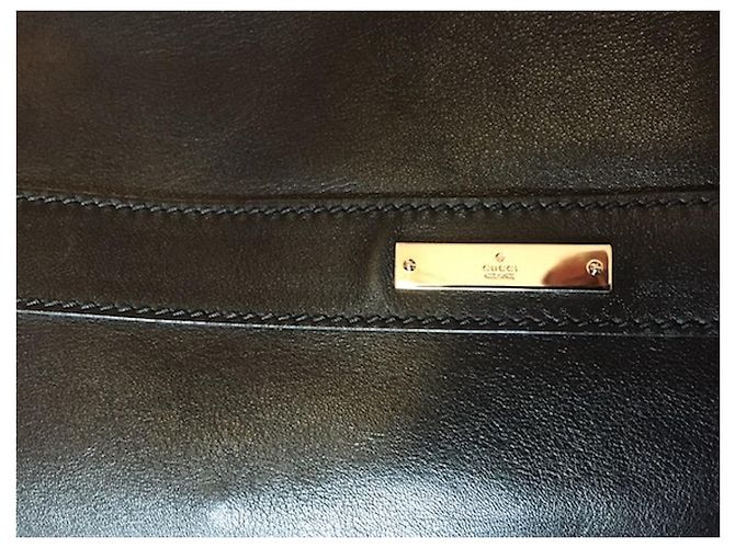 Borsa da viaggio Gucci CALIFORNI in pelle nera con certificato Nero - vista 4