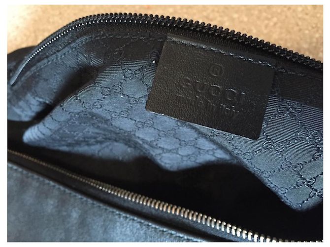 Borsa da viaggio Gucci CALIFORNI in pelle nera con certificato Nero - vista 5