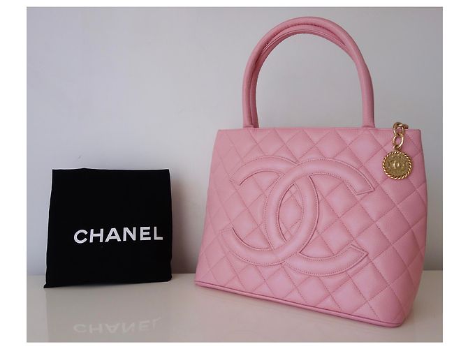 BORSA ROSA CHANEL MEDAILLON - vista 3