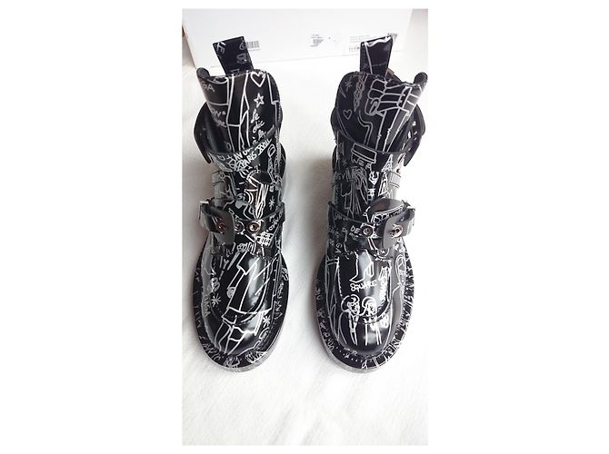 Balenciaga Graffiti Bootie, Größe 39 - Ansicht 4