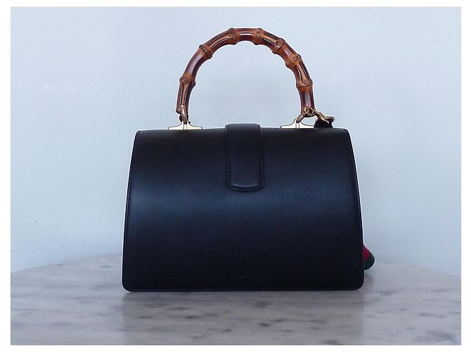 GUCCI DIONYSUS BAMBOO PELLE NERA - vista 2