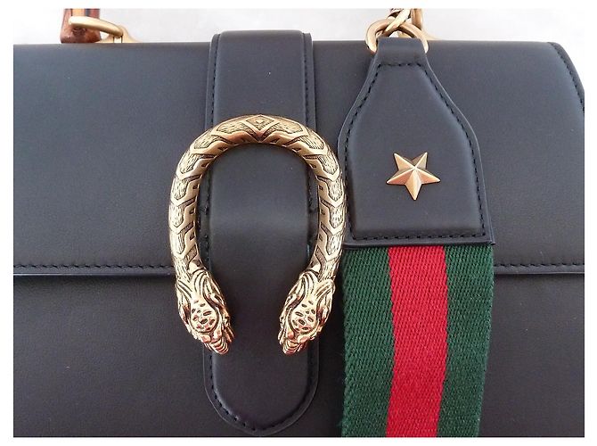 GUCCI DIONYSUS BAMBOO PELLE NERA - vista 5