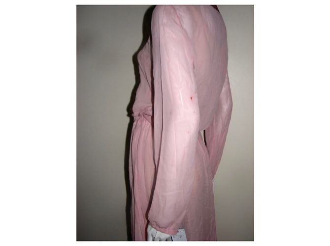 Vestido de chiffon kaftan de iceberg Rosa Vermelho Azul marinho - vista 5
