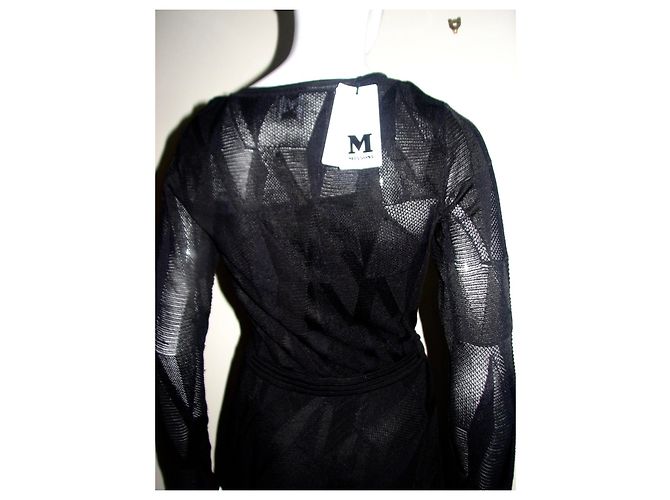M Missoni Missoni Strickkleid neu Schwarz - Ansicht 4