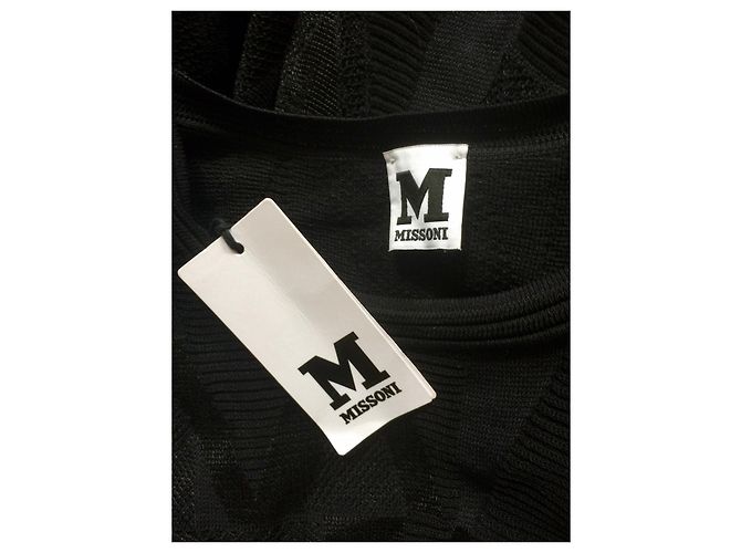 M Missoni Missoni Strickkleid neu Schwarz - Ansicht 9
