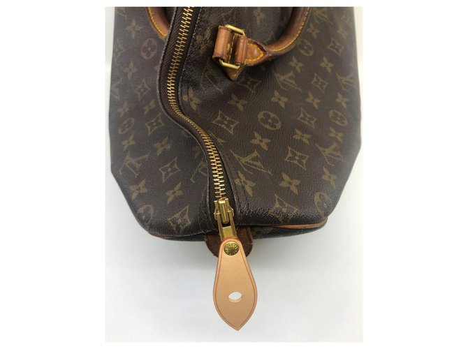 Louis Vuitton Speedy 40 Monogram Marrone Pelle - vista 4