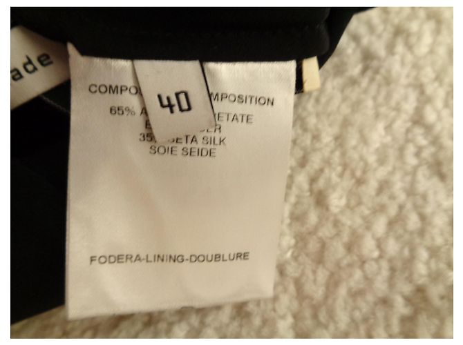 Top asimétrico de seda Balenciaga Negro - vista 4