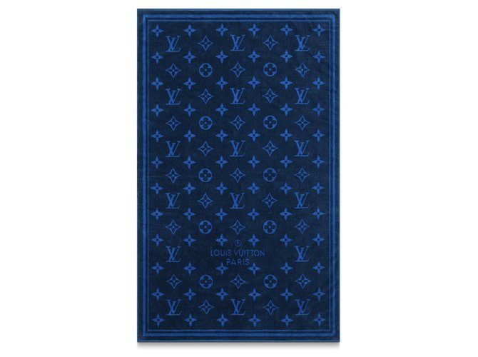 Louis Vuitton Serviette de plage LV neuve Bleu - vue 2
