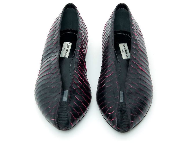 Balenciaga Python Ballerinas Schwarz 38 - Ansicht 3
