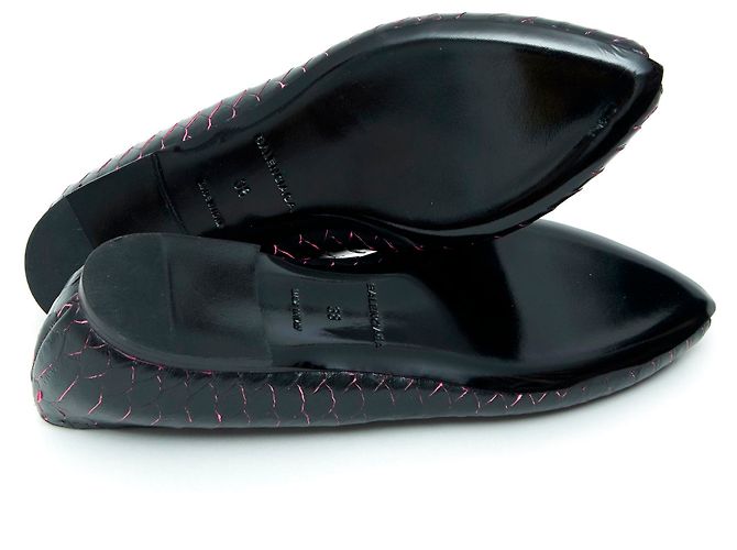 Balenciaga Python Ballerinas Schwarz 38 - Ansicht 4