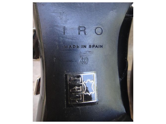 Iro leather studded ankle boots black size 40 - view 6