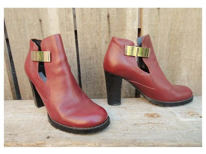 Autre Marque Botas See By Chloé p 369,5 Roja - vista 3