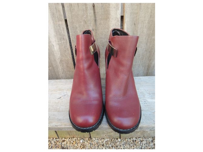 Autre Marque Botas See By Chloé p 369,5 Roja - vista 4