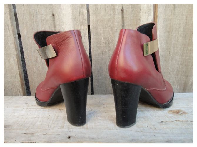 Autre Marque Botas See By Chloé p 369,5 Roja - vista 7