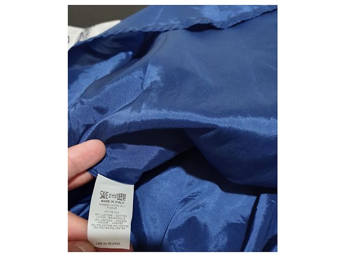Autre Marque Save The Queen Kleider Weiß Blau - Ansicht 4