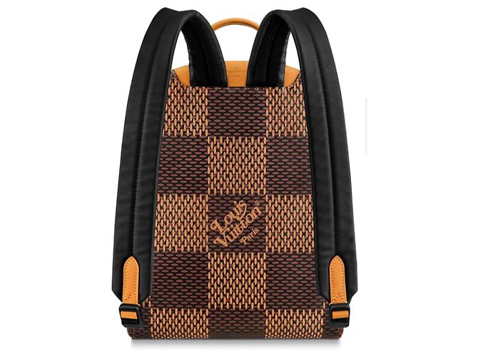 Louis Vuitton Zaino LV x Nigo Campus Marrone - vista 5