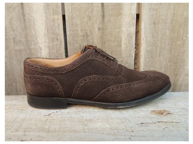 Autre Marque brogues de camurça Joseph Cheaney p 41 Marrom - vista 4
