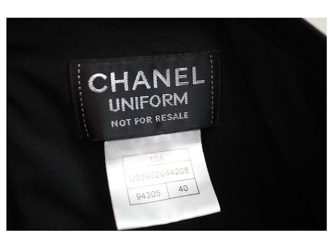 Giacca nera Chanel Nero - vista 7