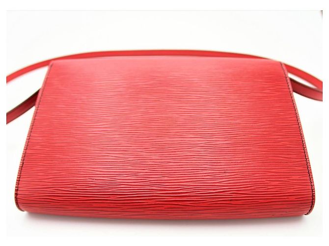 Louis Vuitton Arche Epi Rouge Borsa a tracolla in pelle rossa Rosso - vista 3
