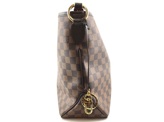 Louis Vuitton Delizioso PM Damier Ébène Canvas Marrone - vista 8