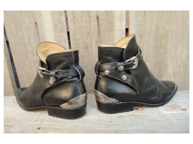 stivali vintage Sartore p 35 Nero - vista 6