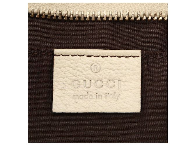 Pochette Abbey D-Ring in tela GG marrone Gucci - vista 6