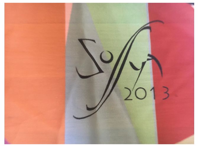 Autre Marque Ilustraciones con estampado de bufanda cuadrada de Soffya Multicolor - vista 5