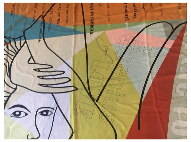 Autre Marque Ilustraciones con estampado de bufanda cuadrada de Soffya Multicolor - vista 7