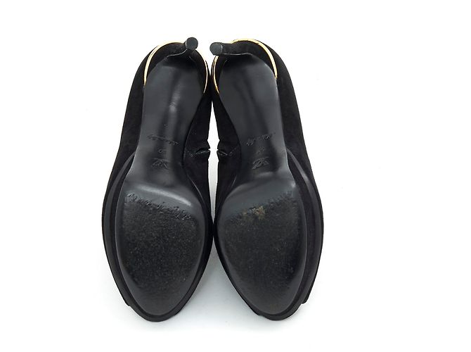 Louis Vuitton BLACK SUEDE GOLD FR37 - view 5