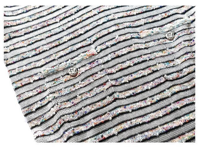 Chanel SS11 Candy Stripe Boulce Strickkleid Mehrfarben - Ansicht 4