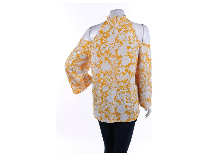 Camicia Michael Kors Bianca e Gialla Bianco Giallo - vista 2