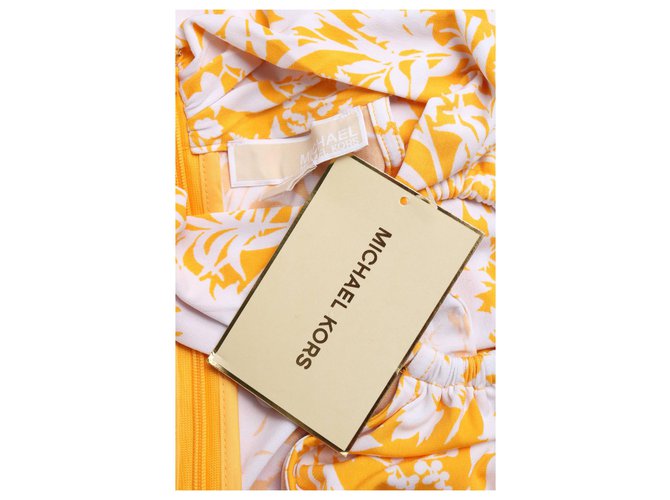 Camicia Michael Kors Bianca e Gialla Bianco Giallo - vista 3