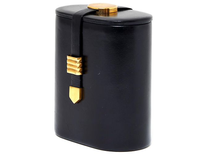 Autre Marque Guerlain Black Leather Perfume Case - view 2