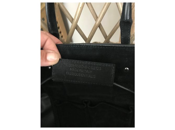 City Borsa a mano Balenciaga Paper A4 Zip in pelle nera Nero - vista 4
