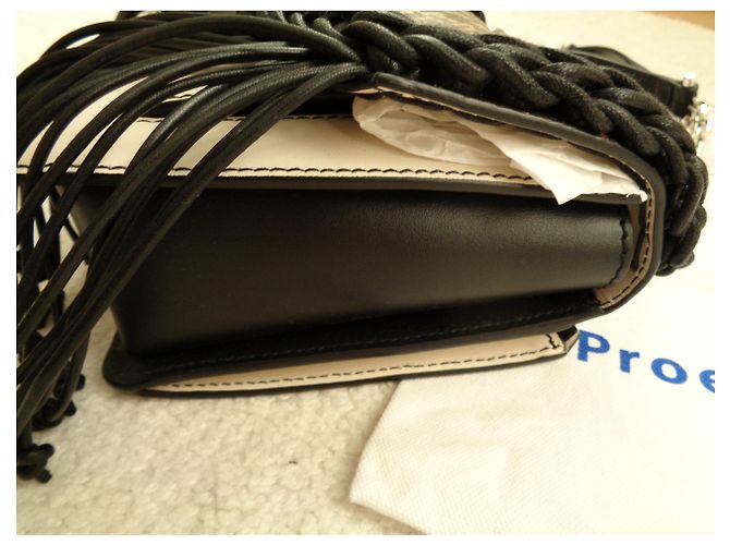 Borsa a tracolla Proenza Schouler Hava Chain in pelle crema Crudo - vista 4