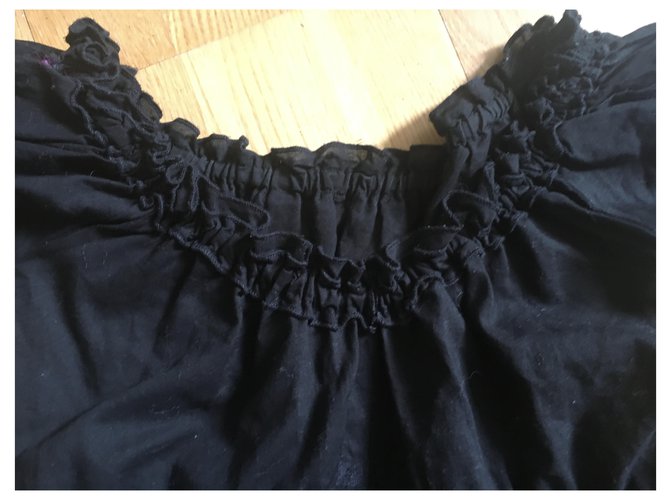 Autre Marque Camicetta nera Liliane H Nero - vista 5
