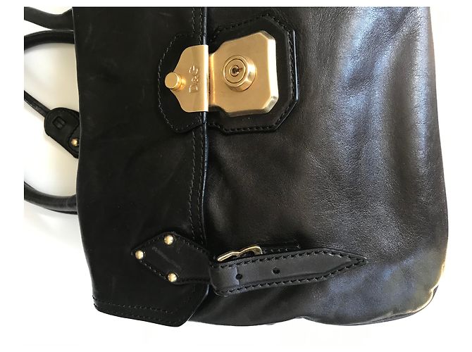 Borsa bowling D&G Allyson in pelle marrone - vista 17