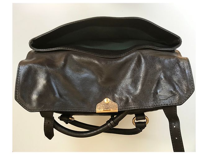 Borsa bowling D&G Allyson in pelle marrone - vista 9