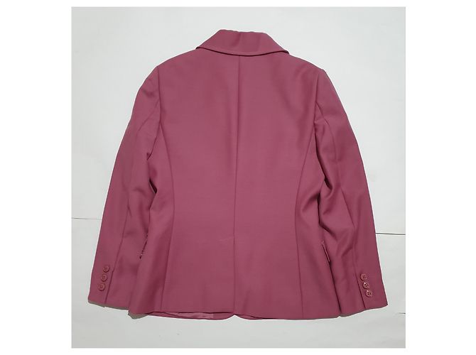 Blazer Moschino Cheap And Chic de lana rosa - vista 4