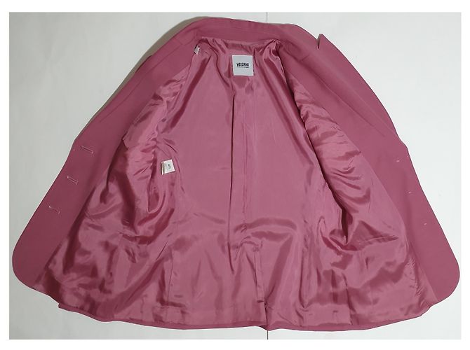 Blazer Moschino Cheap And Chic de lana rosa - vista 5