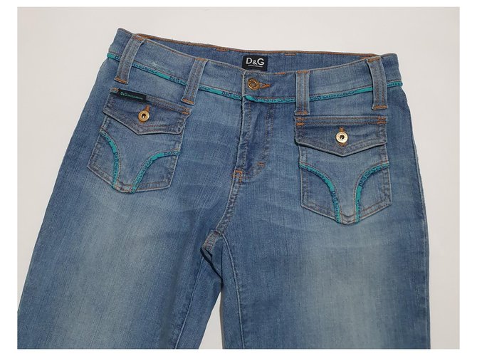 Jeans blu D&G - vista 2