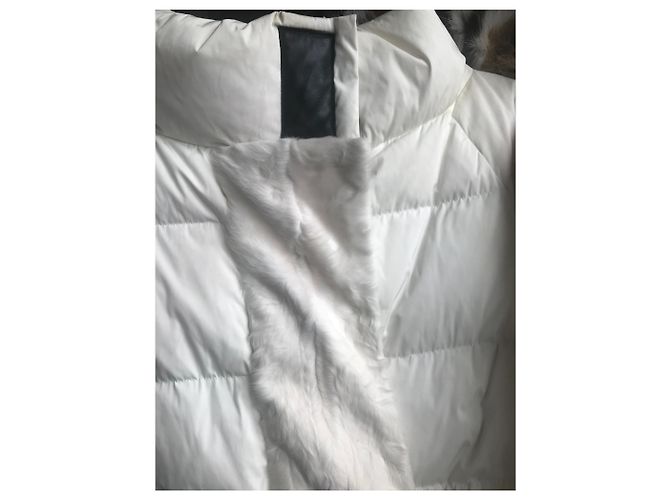 Giacca Moncler Amy color Eggshell Bianco sporco - vista 7
