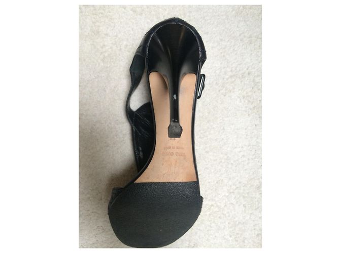 Giuseppe Zanotti sandali con tacco in pelle Nero - vista 4